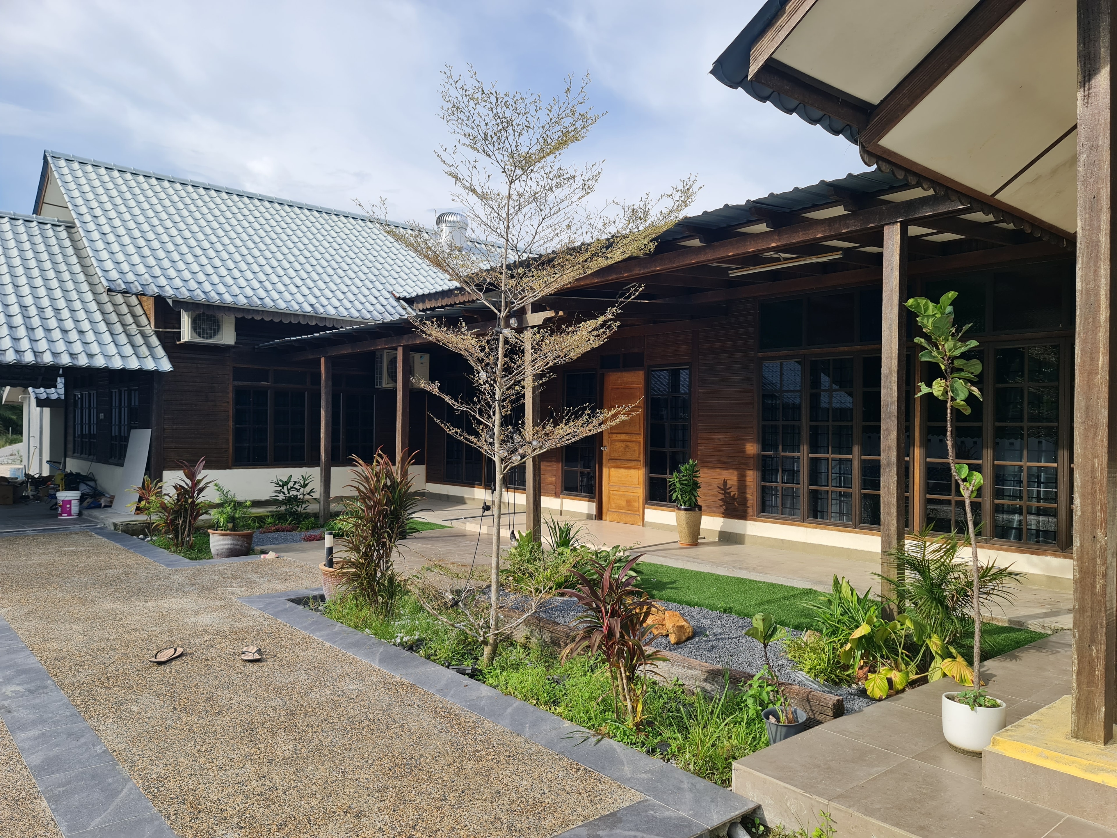 Living room with sea view